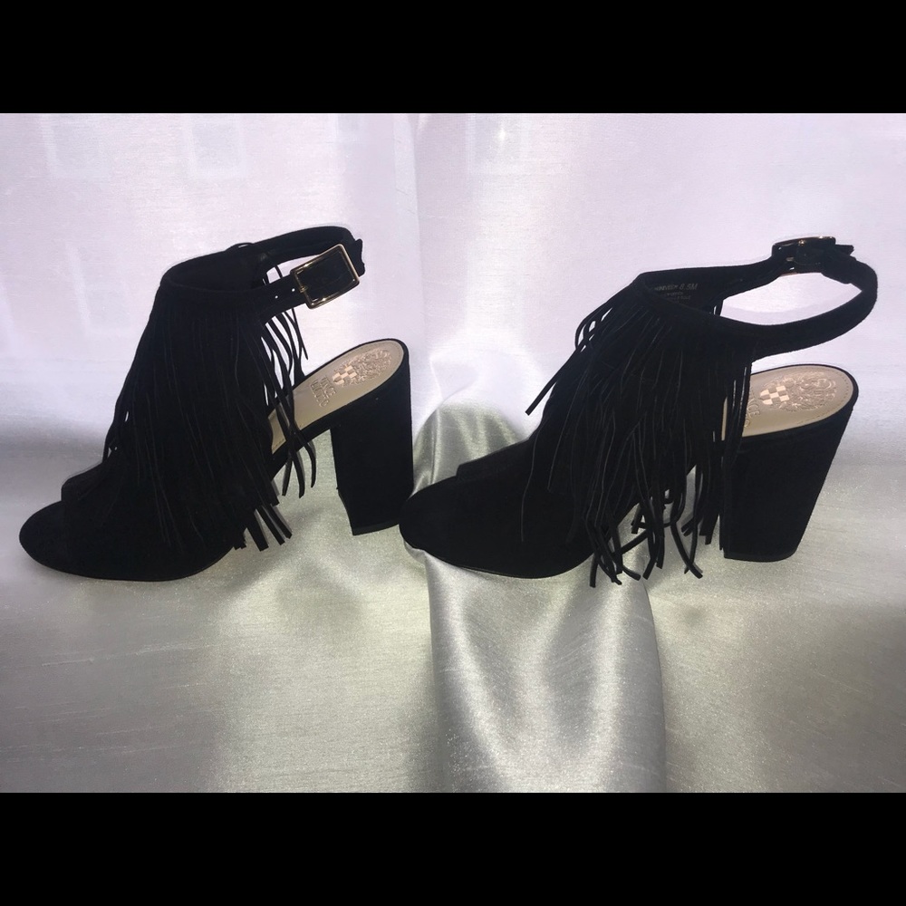 Vince Camuto suede block heel sandal